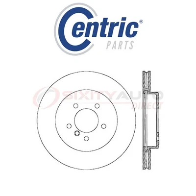Centric C-TEK Disc Brake Rotor for 2001-2005 BMW 330i 3.0L L6 - Kit Set yn - Изображение 1 из 4