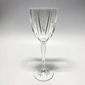 Vintage Monarch by Royal Gallery France Cut Crystal Wine Water Glass 8 3/4” Tall - Picture 1 of 4