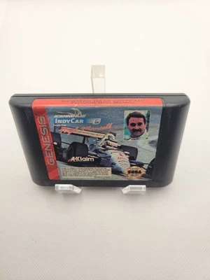 Newman Haas Indy Car Nigel Mansell (Sega Genesis, 1994) Cartridge Only ~ Tested  - Image 1 of 4