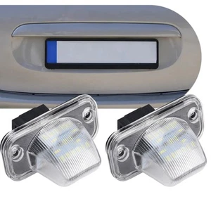 2x License Lights For T4 License Lamp Plate Lamp 1990-2003 3000K Black - Picture 1 of 24