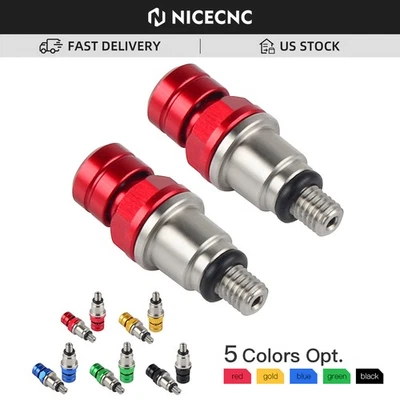 CNC Fork Air Bleeders Pressure Relief For Honda CRF150R CRF250R 450R 250RX 450RX - Image 1 of 4