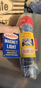(5) Vintage NOS USALITE Magnet Taschenlampe Nr. MG 22 Koffer mit Box 5 Stück - Bild 1 von 13