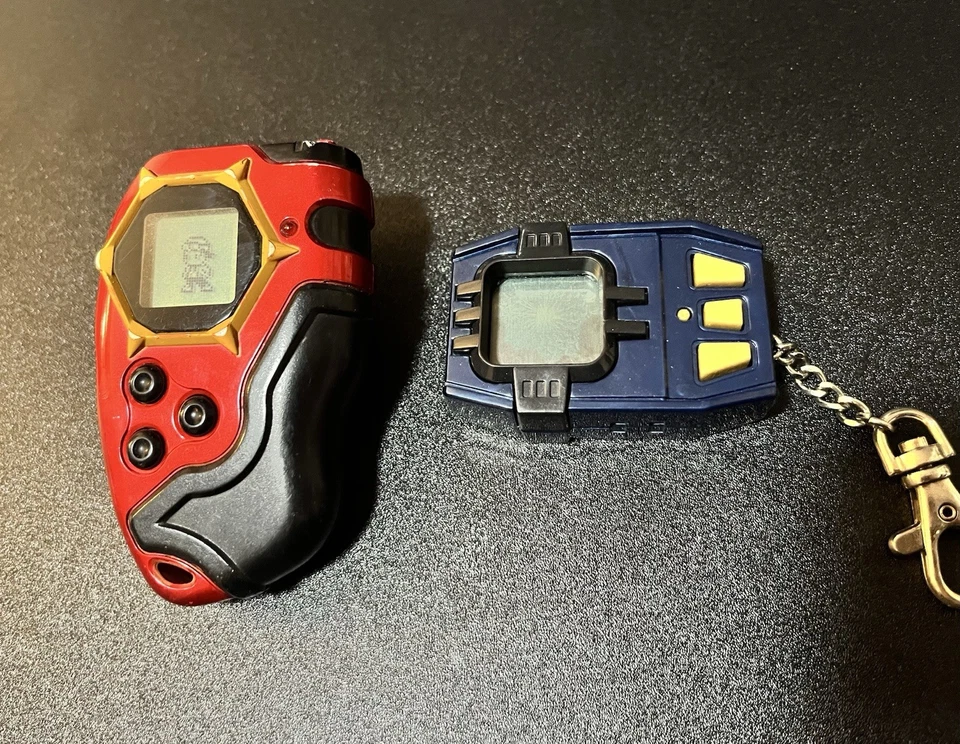 Digimon D-Tector Red/Yellow + Pendulum Progress 2.0 Both Working Link Battle Lot - Image 1 of 4
