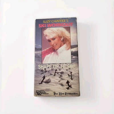 Suzy Chaffee's Ski Workout, Shape Up To Ski  VHS Rare - Image 1 of 3