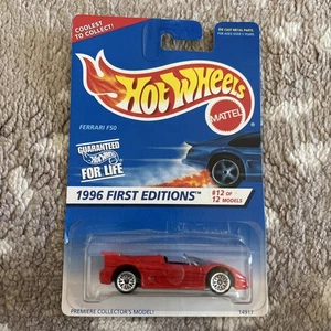 Super Rare Hot Wheels 1996 First Editions Ferrari F50 Convertible 12 Of 12 New - Picture 1 of 3
