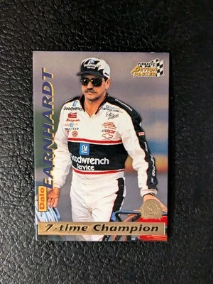 1996 Pinnacle Action Packed Credentials 7-Time Champion Dale Earnhardt #6 - Image 1 of 3