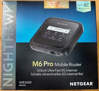 NETGEAR Nighthawk M6 Pro mobiler 5G/WiFi 6E Router  (MR6450 / AXE3600) - Bild 1 von 4