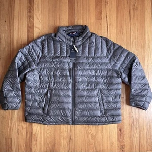 Neu mit Etikett Tommy Hilfiger Jacke 4XL isoliert natürliche Daunen gesteppt verstaubar wattiert - Bild 1 von 10