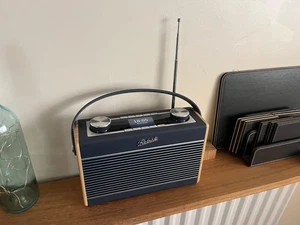 Roberts Rambler Max Stereo DAB DAB+FM Internet Bluetooth Digital Radio Navy Blue - Picture 1 of 3