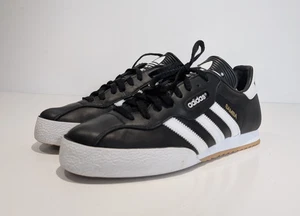 Adidas Samba Super Sneaker Herren UK 10 Schwarz Weiß Leder Lifestyle Schuhe 019099 - Bild 1 von 11