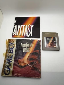 Final Fantasy Legend Cartridge, Manual, And Poster TESTED & AUTHENTIC - Picture 1 of 12