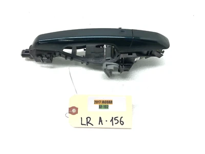 Jaguar XF 2016-2020 manija de puerta exterior trasera izquierda conductor con soporte OEM. Foto 1 de 4