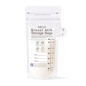 Breastmilk Storage Bags, 50 Count Milk Storage Bags for Breastfeeding, 7Oz Breas - Picture 1 of 8