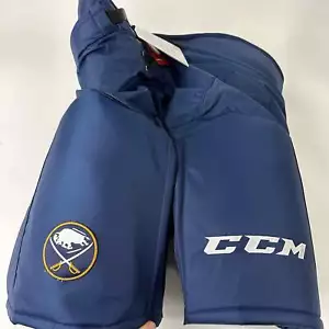 Brand New Navy Blue CCM HP35 Pants - Buffalo Sabres XL +1" - Picture 1 of 5