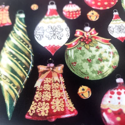 Christmas Ornament Sewing Fabric Gregory Gorham Courtney Davis 100% Cotton 1.6yd - Image 1 of 4
