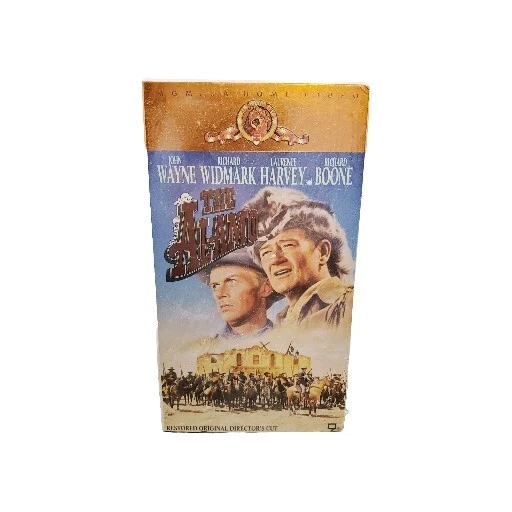 Alamo VHS ленты Джон Уэйн новый и нераспечатанный режиссер вырезать 2 ленты бокс-сет - Изображение 1 из 4