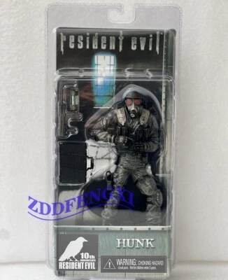 7" NECA Resident Evil Hunk 10th Anniversary Video Game Action Figure 1:12 Model - Image 1 of 4