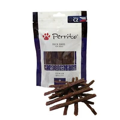 Perrito Duck Bars Natural Dog Treats Healthy Training Snack Meat Chew Reward - Image 1 of 3