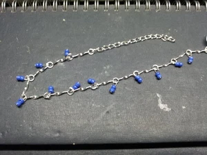 1 Pulsera Tobillera Chandan Baño Plata 27 CM Pulsera Por Tobillo Verano - Picture 1 of 1