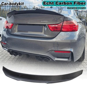 Alerón de carbono borde de demolición alerón trasero ala labio para BMW M4 F82 Coupe 2014-19 - Imagen 1 de 12