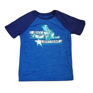 Buzz Lightyear Shirt Boys 5 Disney Jumping Beans Active Polyester Blend VGUC - Picture 1 of 4