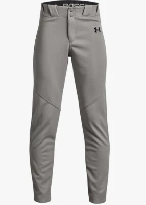 Under Armour Boys Utility Baseball Pant, (080) Baseball Gray / / Black, Large - Image 1 of 2