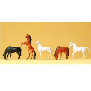 Preiser 10156 Pferde (5er Set Pferde) Spur OO/HO - Bild 1 von 1