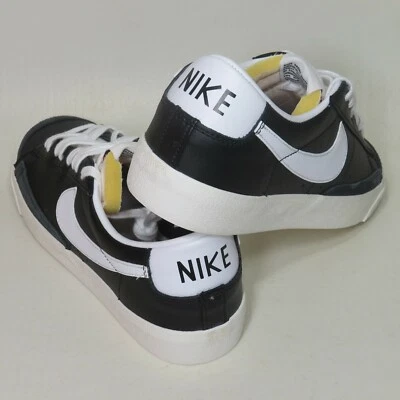 Nike Blazer Low 77 Vintage Black White Sneakers DA6364-001 Mens Size 10 NEW - Image 1 of 4