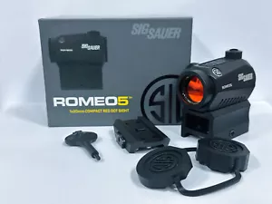 SIG SAUER SOR52001 Romeo5 1x20mm Compact 2 MOA Red Dot Sight - Picture 1 of 13