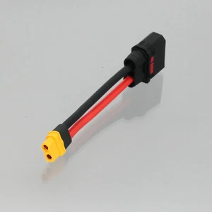 QS8 Male to XT60 Female 10awg 10cm adapter RC Lipo Batteries Run ESC hobby toy - Picture 1 of 2