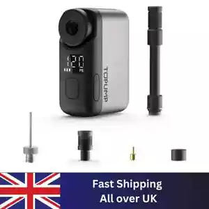 TOPUMP TB2 PRO Mini Portable Electric Pump Cordless Tire Inflator 120PSI Chargng - Picture 1 of 6
