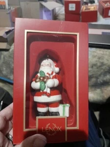 LENOX 2024 Annual SANTA with Pickle & Candy Cane Christmas ORNAMENT NEW 895770 - Picture 1 of 4