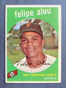 1959 Topps #102 Felipe Alou RC (San Francisco Giants) ROOKIE! - Picture 1 of 2