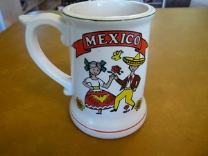 Vintage Souviner Mexico Stein Ceramic - Picture 1 of 4
