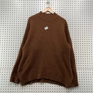 Paul James Wool Silk Blend Knit Sweater Mens Large Brown England 23x28.5 - Picture 1 of 21