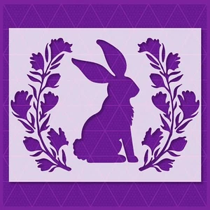 Bunny Rabbit Easter Stencil – Spring, Holiday, Christian, Cute, Kids, Craft Deco - Picture 1 of 5