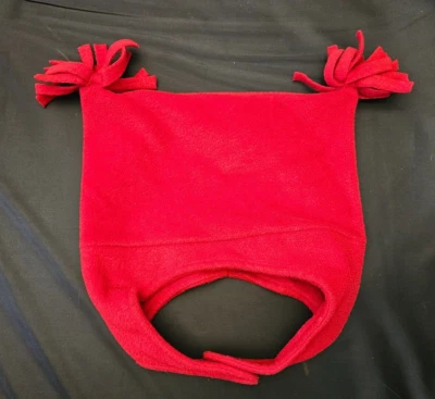 Baby Gap  2 Tassel Fleece Hat Cap Red 3Xl - 4XL 3-4 years - Image 1 of 4