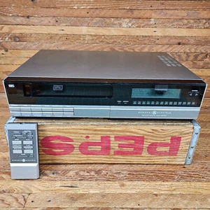 Vintage VCR General Electric GE 1VCR6004X With/ Remote Tested Video 80's Cave - Picture 1 of 24