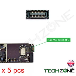 5 X Touch Screen Digitizer FPC Connector Socket Plug iPad Mini 1 2 3 & Retina - Picture 1 of 2