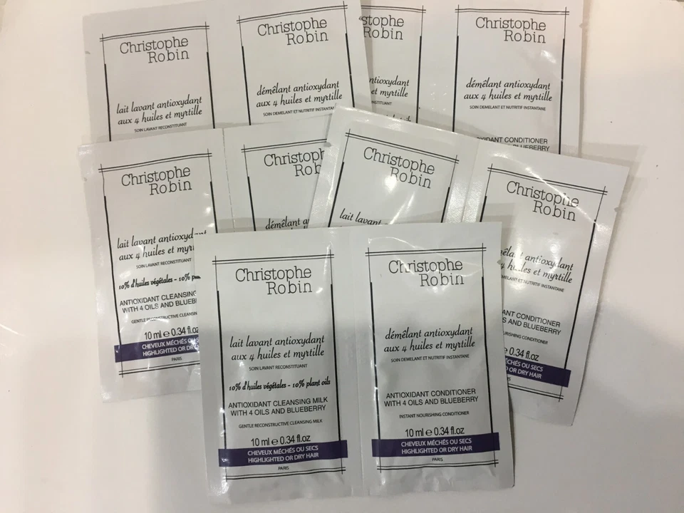 Christophe Robin Leche Limpiadora Antioxidante + Acondicionador 10 ml cada uno X 15 Foto 1 de 1