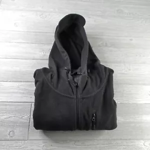 Baerskin Hoodie Men's 3XL XXXL Tactical Full Zip Sweatshirt Black Fleece Pockets - Picture 1 of 11