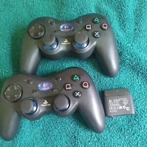2 Logitech G-X2D11 PlayStation 2 Wireless Action Controllers 1 Dongle 