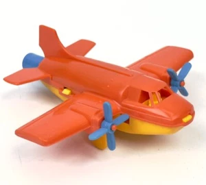 VINTAGE 1970s Bruder Plastic Turbo Prop Airplane Whistles Noise Maker Germany - Picture 1 of 5