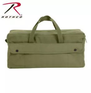 Rothco Canvas Jumbo Tool Bag w/Brass Zipper - Olive Drab - Picture 1 of 1