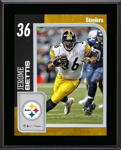 Jerome Bettis Pittsburgh Steelers 10.5' x 13' Player Plaque Cover