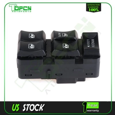 Interruptor de ventana eléctrico delantero derecho abajo automático para Chevy Impala 2000-05 3,4 L 3,4 L Foto 1 de 4