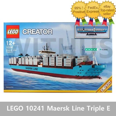 LEGO Creator 10241 : Maersk Line Triple E (Cargo Ship)/Brand New Sealed Package= - Image 1 of 3