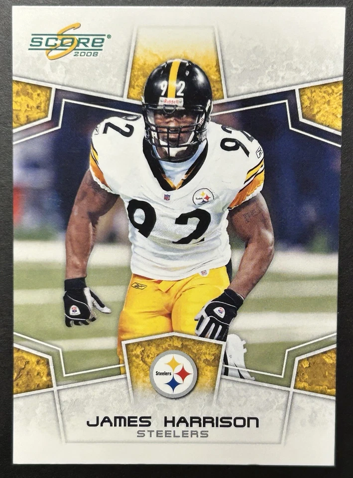 2008 Score #255 JAMES HARRISON Rookie Pittsburgh Steelers RC SB Champ - Image 1 of 1