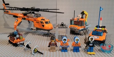 LEGO City 60034 Arctic Helicrane + 60033 Artic льда гусеничный + 6586 полярный разведчик - Изображение 1 из 4