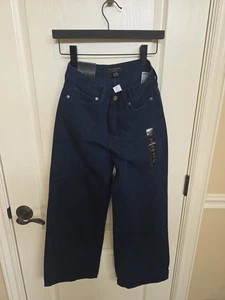 Pantalones de pierna ancha azul Banana Republic $60 25/0 para mujer nuevos con etiquetas - Imagen 1 de 8